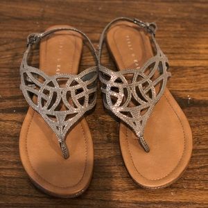 Kelly & Katie metallic sandals size 6.5